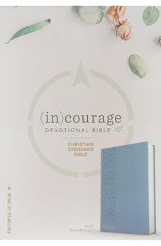 CSB (in)courage Devotional Bible, Blue LeatherTouch 9781462785056