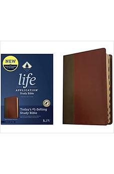 KJV Life Application Study Bible, Third Edition (Red Letter, LeatherLike, Brown/Mahogany, Indexed)
