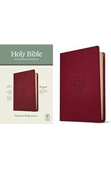 NLT Thinline Reference Holy Bible (Red Letter, LeatherLike, Aurora Cranberry)