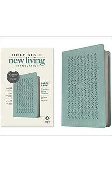 NLT Large Print Premium Value Thinline Bible, Filament Enabled Edition (LeatherLike, Eucalyptus Teal) - Biblestore.com
