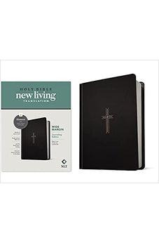 NLT Wide Margin Bible, Filament Enabled Edition (Red Letter, Hardcover LeatherLike, Black Cross)