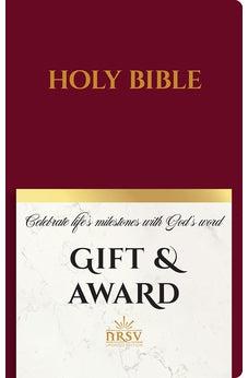 NRSV Updated Edition Gift & Award Bible (Imitation Leather, Burgundy)