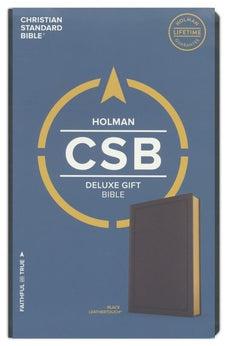 CSB Deluxe Gift Bible, Black LeatherTouch 9781535925488