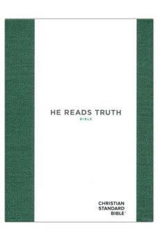 CSB He Reads Truth Bible, Evergreen Cloth Over Board