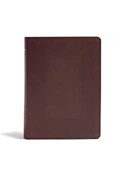 CSB He Reads Truth Bible, Brown Genuine Leather 9781535935081