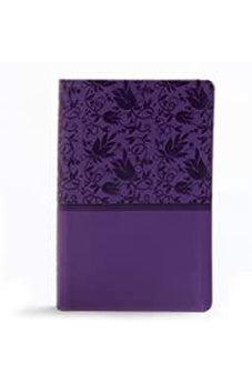 KJV Large Print Personal Size Reference Bible, Purple Leathertouch Indexed 9781535935647