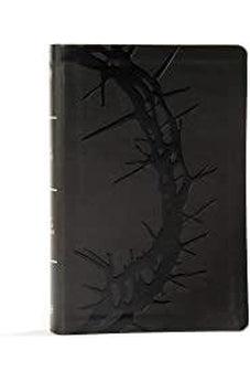 KJV Large Print Personal Size Reference Bible, Charcoal Leathertouch Indexed 9781535935708