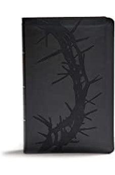 KJV Giant Print Reference Bible, Charcoal Leathertouch, Indexed 9781535954099