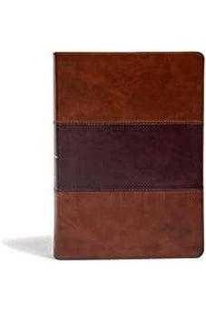 KJV Super Giant Print Reference Bible, Saddle Brown LeatherTouch 9781535954532