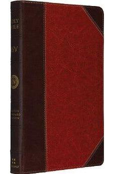 ESV Thinline Bible, TruTone Brown/Cordovan, Portfolio Design, Red Letter Text