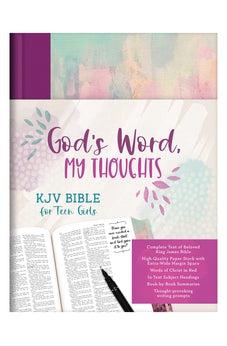 God's Word, My Thoughts KJV Bible for Teen Girls