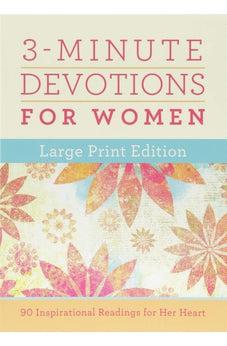 3-Minute Devotions for Women KJV Bible [Rose & Copper Florets]
