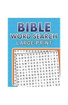 Bible Word Searches Large Print 9781683221708
