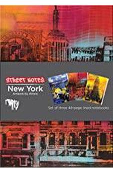 Street Notes-New York: Set of three 48-page lined notebooks 9781937994495